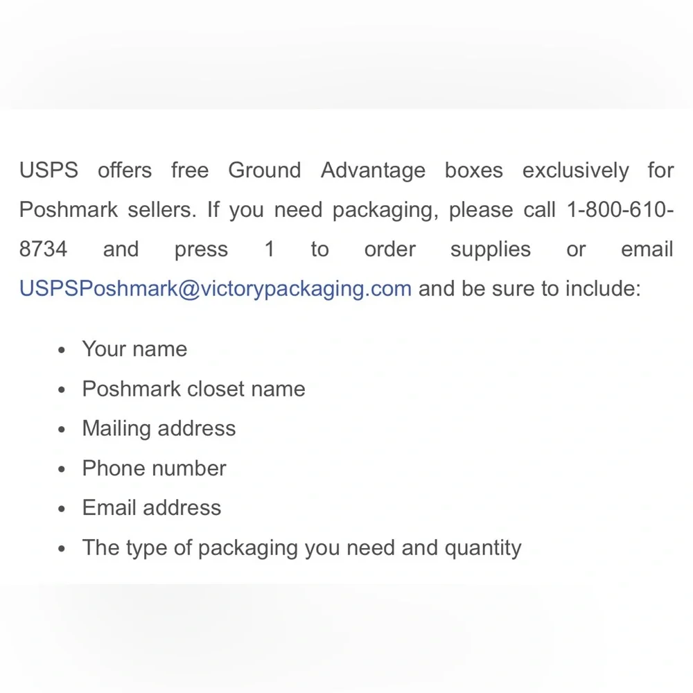Poshmark USPS Ground Advantage ✅